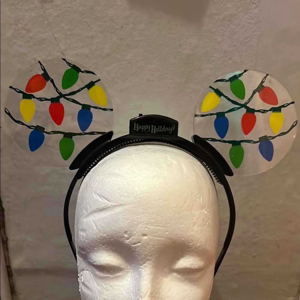 Disney Parks Festive Holiday Light-Up Ears